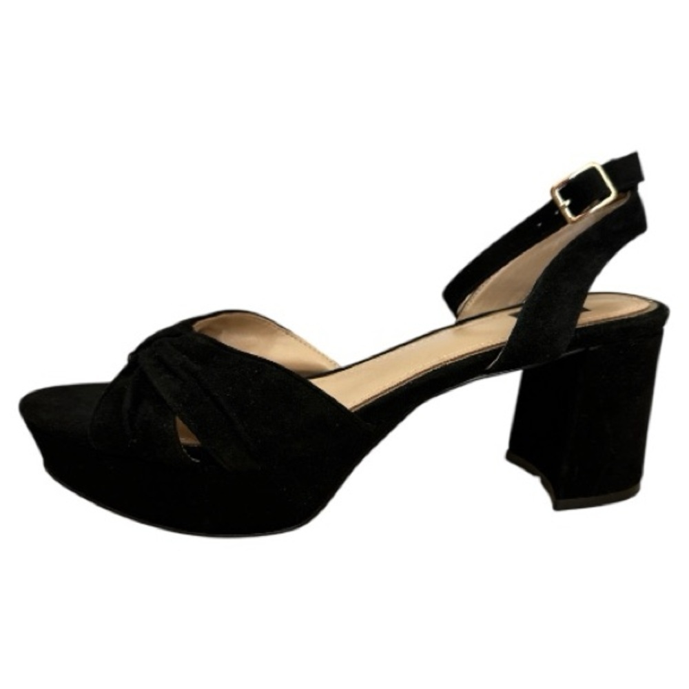 White House Black Market Suede Platform Sandals Size 9 Never Worn - Picture 7 of 10